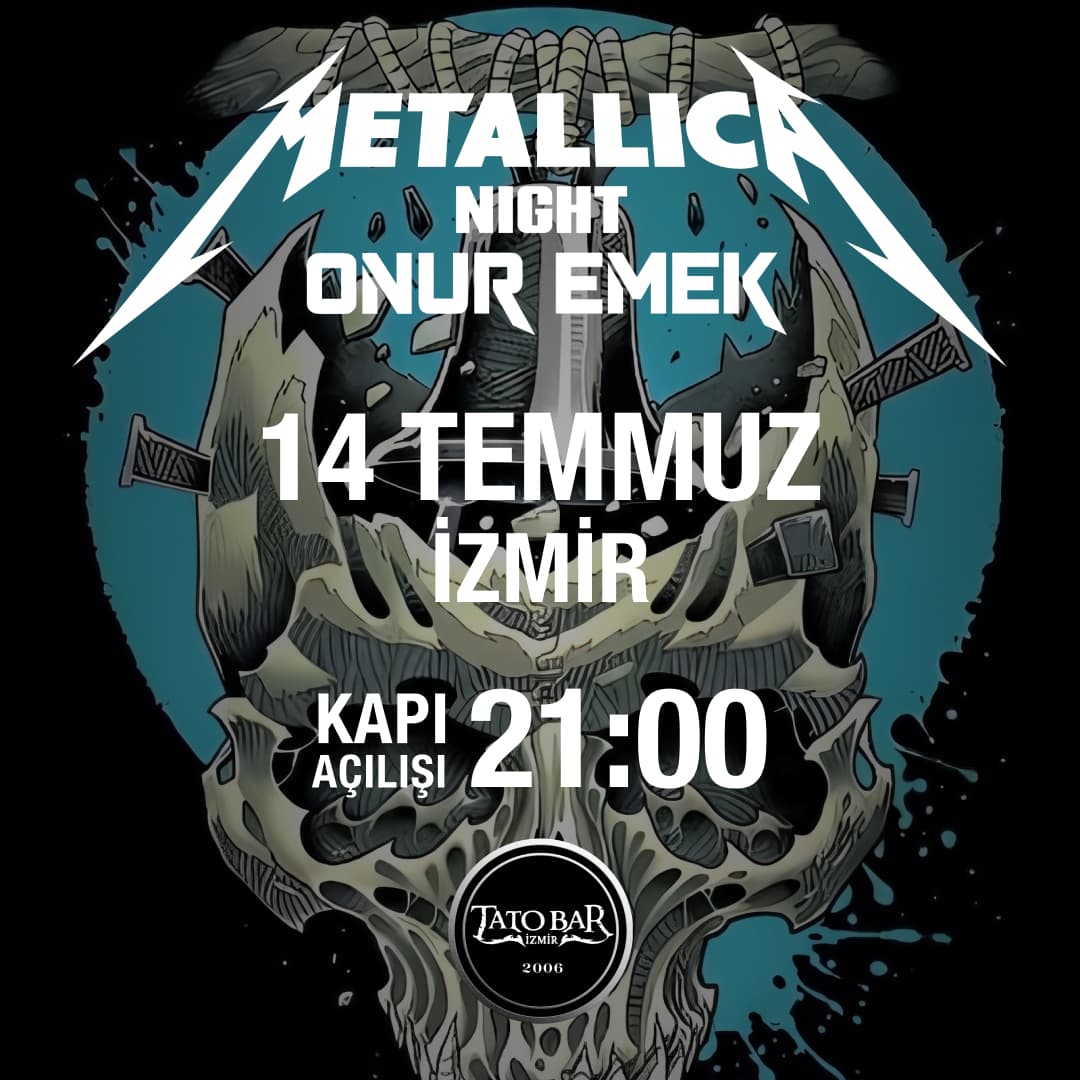 Onur Emek - Metallica Night (Tato Bar / İzmir)