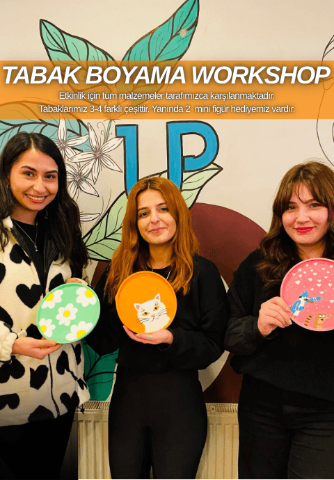 TABAK BOYAMA WORKSHOP ANKARA - 13 TEMMUZ